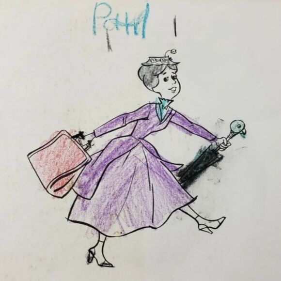 A Disneyland Record And Book Walt Disney's Mary Poppins With Songs From The Film - Picture 3 of 6